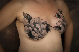 Sœurs d’Encre tatoueuses Rose Tattoo tatouage cancer du sein 27