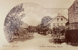 Dorf Mülchi - Foto heutiges Restaurant Löwen und Bärtschi Landmaschinen