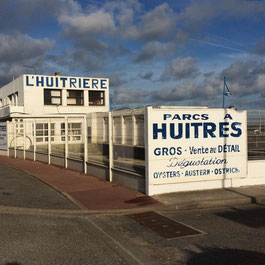 Bild: Austernfarm in Pourville-sur-Mer