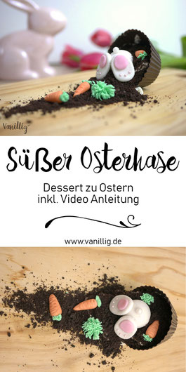 einfache Idee zu Einrichtung vom Dessert zu Ostern