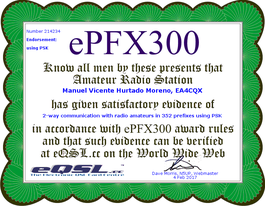 Diploma ePFX_eQSL.cc_352 Contactos (PSK)