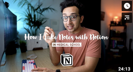 Ali Abdaal - How I take Notes with Notion