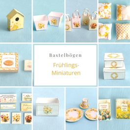 Frühlingsdeko 1:12 basteln