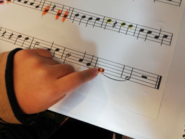 どれみ音楽教室 おとクラス ピアノ 視覚優位