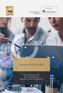 Titelbild der Trendstudie Top Job 2023 (Quelle: Universität St. Gallen / Top Job) 