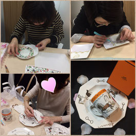 岡山ポーセラーツ エルメス風