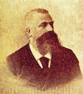 August Weber als Präsident des Kunstvereins Biel.