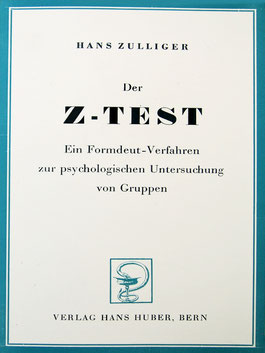 Der Z-Test, H. Huber Verlag, Bern, 1948. Sammlung Nationalbibliothek Bern.