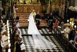 Mariage du prince Henry, duc de Sussex (dit Harry), et de Meghan Markle le 19 mai 2018 à la chapelle Saint-Georges à Windsor, au Royaume-Uni