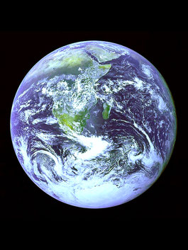 The Earth seen from Apollo 17, 1968