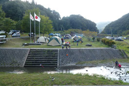 知明湖キャンプ場　川西市