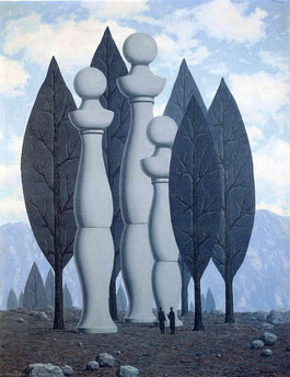 ꧁ René Magritte, L'Art de la conversation 1950 ꧂