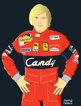 Didier Pironi by Muneta & Cerracín