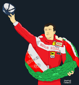 Patrick Tambay by Muneta & Cerracín