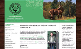 Website Jagdverein Hubertus Gießen