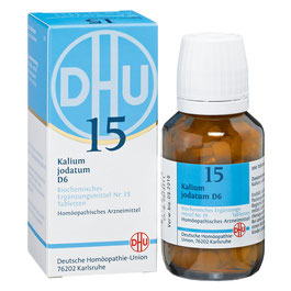 Kalium jodatum, die Nr.15 der Schüssler Ergänzungsmittel reguliert die Jodaufnahme und ist ein gutes Mittel für die Schilddrüse