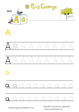 alphabet animal practice free worsheet lower and higher case letter esl kindergarten preschool