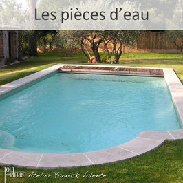 Les pièces d'eau en pierre - Piscine - Fontaine - Bassin - Toute en Pierre - Var