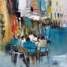 "Moments partagés" - 50x50