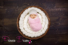 Neugeborenen Baby Mädchen Jungen Strickmütze Strickset Strick Mütze Set Outfit Shooting Fotografie Newborn Requsiten Foto-Set Foto-Props