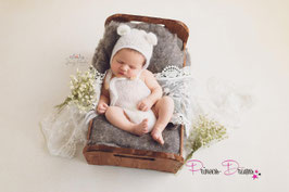 Mohair Strick-Set für Newborn Shooting