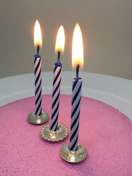 Cake Decoration Supplies For Baker And Event Planner Cake Candle Holders For Birthday In Sterling Silver