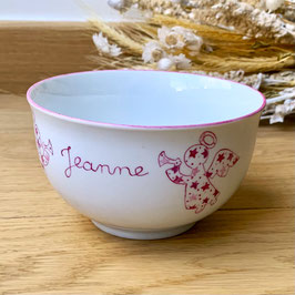 Bol Ange et étoiles rose