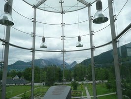 Ausblick aus dem gläsernen Anbau