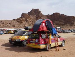 Kurze Nacht im Camp Wadi Rum