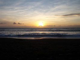 Sonnenuntergang im Süden der Insel