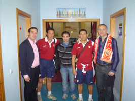 Víctor, Martagón, Dani, Juan Carlos y Fernando.