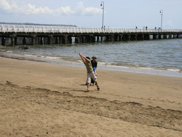 Boomerang werfen in Brighton