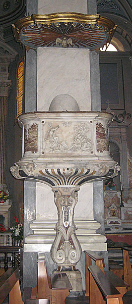 Bastia - Saint Jean-Baptiste - Chaire de prédication