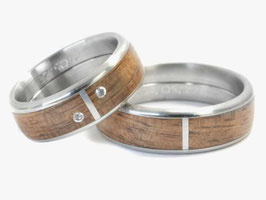 Ringe mit einem Kern aus Metall - die robuste Variante