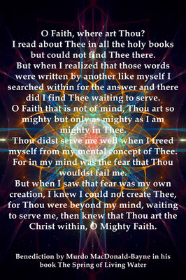 Benediction dated 08 Jun 1954, Pretoria, in the book: The Spring of Living Water by Murdo MacDonald-Bayne