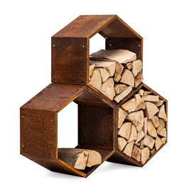 Thumbnail-Link for project: firewood storage honeycomb hexa