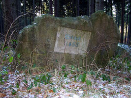 Wegstein am Steinweg