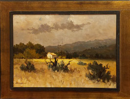 Eugène Sandrini: Après-Midi d'automne, o.J. Öl auf Leinwand     53 x 68 cm, VB 350 Euro