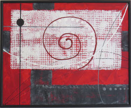 daluz composition géométrique abstraite aux formes colorées inspiration Kandinsky et Miró