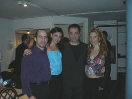 con Gustavo Naveira y Giselle Anne a buenos Aires