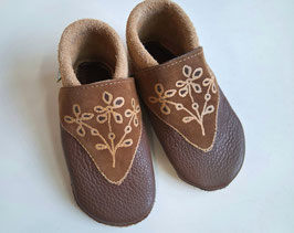 Retro puschen, design krabbelschuhe, designleder