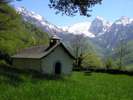 La Chapelle St Christau dans les hauteurs d'Aulet