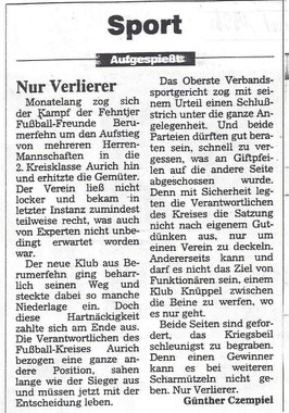 (Ostfriesen-Zeitung vom 20. August 1996)