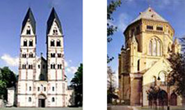 St. Kastor - Koblenz  -  - - - - -  - -St. Gereon - Köln