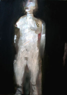 Sono qui Acrilico e olio su tela cm 60 x 80 anno 2011