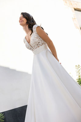 Jour de Fête Mariage Rodez collection robe de mariée Eglantine Création