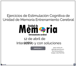 EJERCICIOS DE ESTIMULACIÓN COGNITIVa