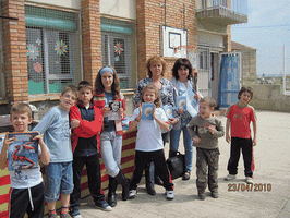 Matí amb l'escola Rufy Bedoya dels Arcs