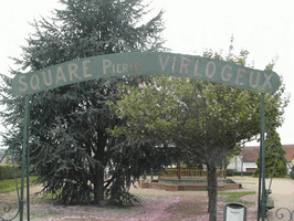 Cérilly, le square "Pierre Virlogeux"