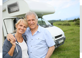 Solar system with solar module, charge controller, holding spoiler for mounting on the camper roof. Always reliable solar power on a camper, alcove vehicle, camper from SOLARA. Quality Made in Germany for over 20 years has also delighted these two motorho